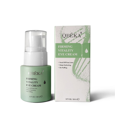QBEKA Crème pour les yeux anti-âge hydratant profond et raffermissant Crème pour les yeux vitalité
