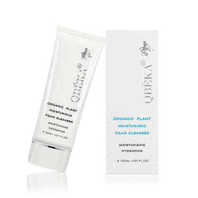 Nettoyeur à base de mousse végétale organique hydratant à base de mousse pour le lavage du visage 120 ml facilement absorbable