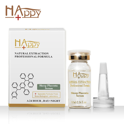 Livraison rapide hydratant la peau sérum biopeptide moutons placenta sérum réduisant les rides