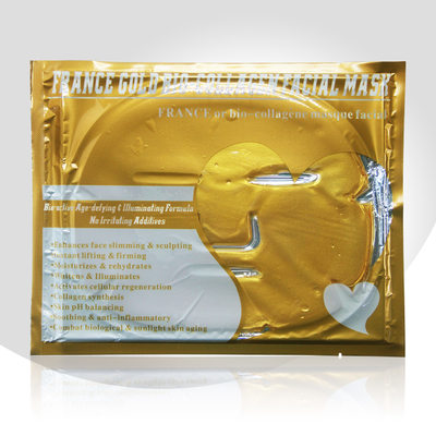 Soins de la peau beauté Bio Collagène 24K Or Masque facial Réparation Blanchiment Hydratant Pour le visage