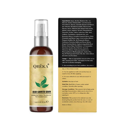 60 ml de sérum végétalien naturel pur pour la croissance des cheveux aide à faire pousser des cheveux sains et forts