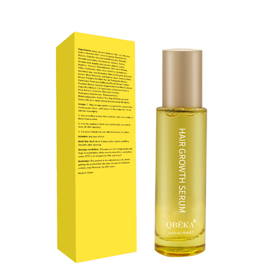 Étiquette privée 60 ml sérum de croissance des cheveux du cuir chevelu Aide contre la perte de cheveux L'amincissement des cheveux