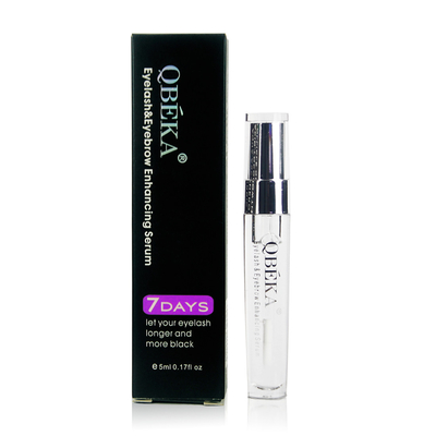 QBEKA Cosmétiques Extracts à base de plantes Vitamine E organique Peptide de cils Serum de croissance des sourcils 5 ml