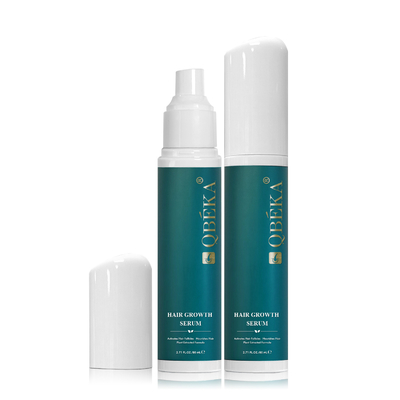 Traitement par coiffure non irritant pour les cheveux mouillés et secs QBEKA sérum organique de croissance des cheveux