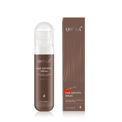 Unisexe 80 ml QBEKA Polygonum Multiflorum Liquide de croissance capillaire pour l' activation du follicule pendant 15 jours