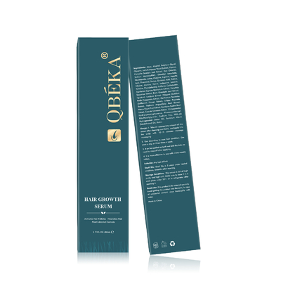 QBEKA Lotion professionnelle d'extension capillaire pour la réponse et la nutrition des follicules pendant 15 jours