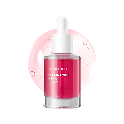 sérum facial féminin de niacinamide acide tranexamique pour une peau uniforme et pour corriger les taches sombres