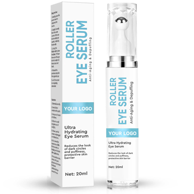 Crème pour les yeux personnalisée pour les cernes, gonflement, anti-âge, rouleau hydratant
