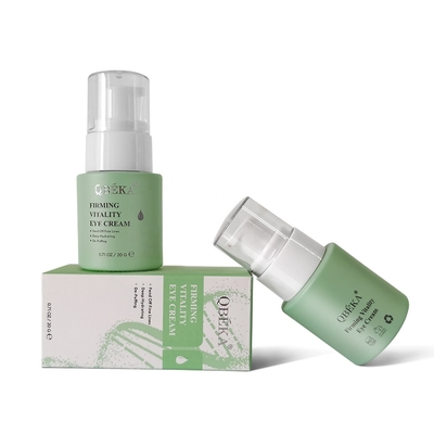 Crème pour les yeux à base d'extrait végétalien pour réparation durable et formule transparente anti-âge