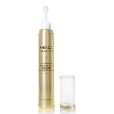 Crème pour les yeux lumineuse et rajeunissante à peptide actif transparent