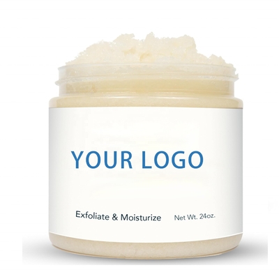 Lave-corps exfoliant doux Formule apaisante sans sulfate sur mesure pour une peau douce