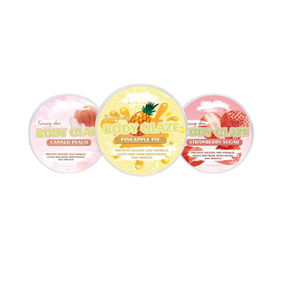 Beurre de corps Donut fraise Crème hydratante pour le corps Anti-âge