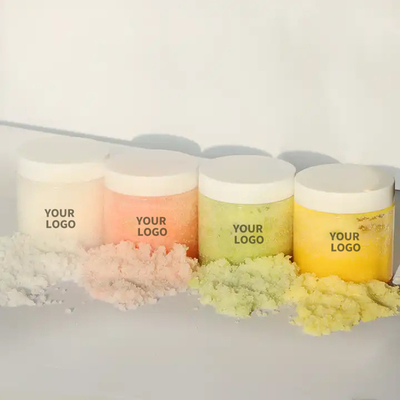 Scrub de sucre de sel de l'Himalaya personnalisé Scrub de corps exfoliant hydratant pour les femmes
