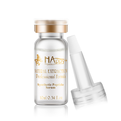 Serum pour le raffermissement et le resserrement de la peau Happy QBEKA Péptide synthétique anti-rides 10 ml