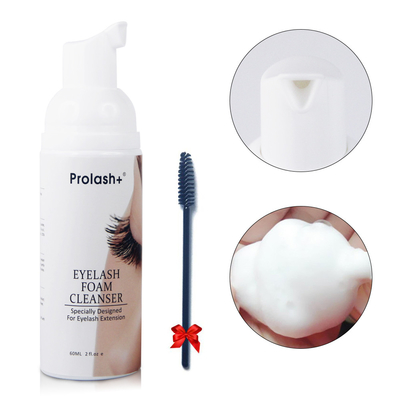 Nettoyeur à base de plantes à mousse de cils Shampooing à perfumes naturels pour le nettoyage en profondeur