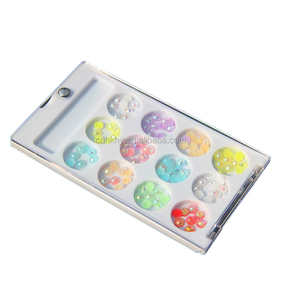 Rhinestones ongles L01 décoration de téléphone à dos plat pierres brillantes 3D pour outil de manucure 45g