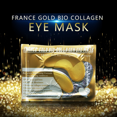 Masque pour les yeux en collagène en or en forme de feuille 24k La solution ultime pour les rides et la fatigue oculaire