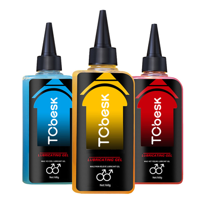 Glace et lubrifiant apaisant chaud pour homme 85ml/160ml lubrifiant corporel
