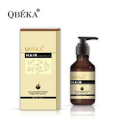 Étiquette privée 100 ml Anti- perte de cheveux tonique botanique Liquide de croissance des cheveux à base de plantes