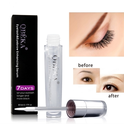 Les soins les plus efficaces pour les sourcils et les cils Huile végétale organique à base de plantes sérum de cils 5 ml volume