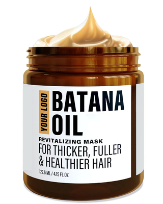 Soutenir la marque privée Logo personnalisé huile de batana laisser dans le revitalisant pour la nutrition des cheveux