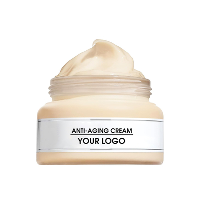 Logo personnalisé Crème faciale hydratante anti-âge 50g pour réduire visiblement les signes du vieillissement