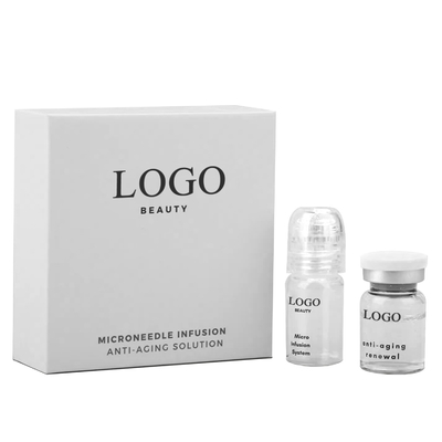 Atteignez une peau jeune avec une crème hydratante au sérum méso et des ampoules de mésothérapie anti-âge