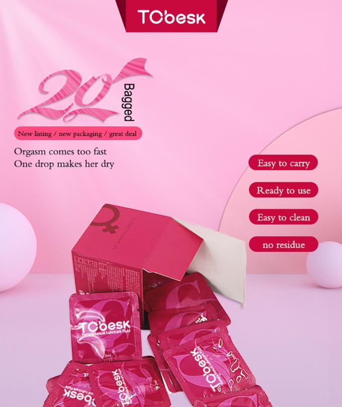 OEM/ODM Lubrifiants sécurisés pour le corps Lubrifiants personnels pour femmes portables en boîte 0