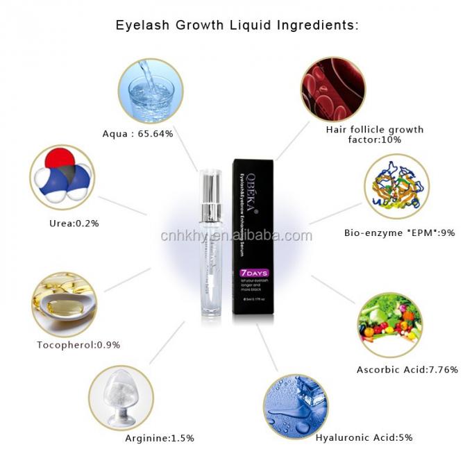Les soins les plus efficaces pour les sourcils et les cils Huile végétale organique à base de plantes sérum de cils 5 ml volume 14