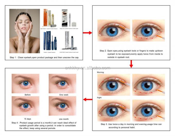 Serum de croissance des cils Lashtonique transparent 5 ml avec des ingrédients à base de plantes 2