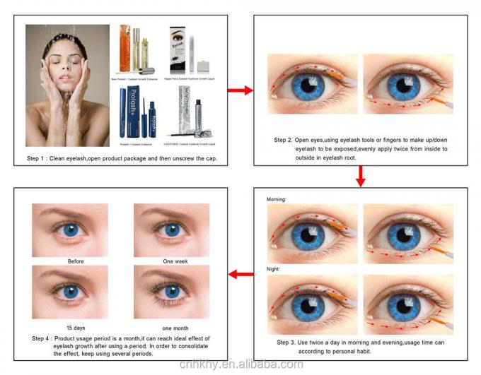 Serum de croissance des cils 100% de matières naturelles 0