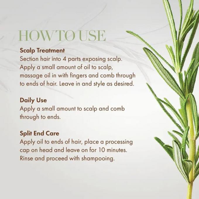 30 huiles essentielles extraits de menthe de romarin Huile capillaire pour renforcer les cheveux 0