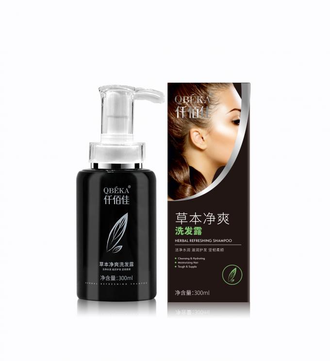 Logo personnalisé par le client Shampooing rafraîchissant les cheveux à base de plantes pour les produits OEM ODM 0
