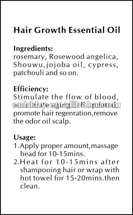L' huile essentielle de Pralash pour la croissance naturelle des cheveux L' huile organique est la meilleure avec de l' huile d' angélique de bois de rose 2
