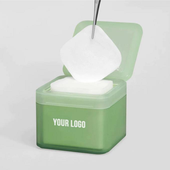 Logo personnalisé Pad tonique quotidien du visage pour femme 7 types de tampons faciaux en coton carré 1