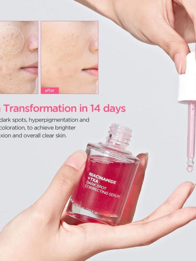 sérum facial féminin de niacinamide acide tranexamique pour une peau uniforme et pour corriger les taches sombres 2