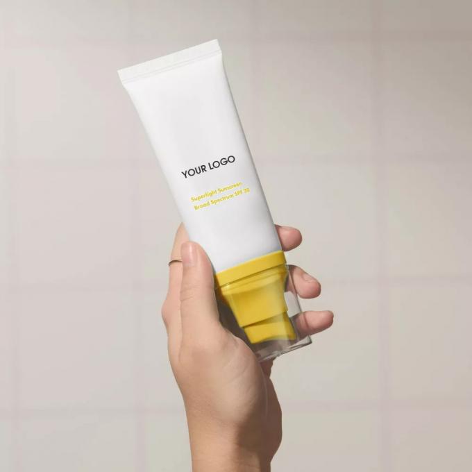 Protéger les hommes contre le soleil Étiquette privée SPF 30 Crème solaire avec oxyde de zinc 0
