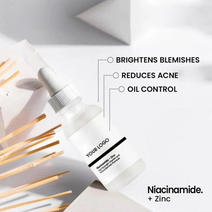 Dites au revoir à l' activité sébacée avec Niacinamide Zinc Oil Contrôle de l' acné Serum éclaircissant 1