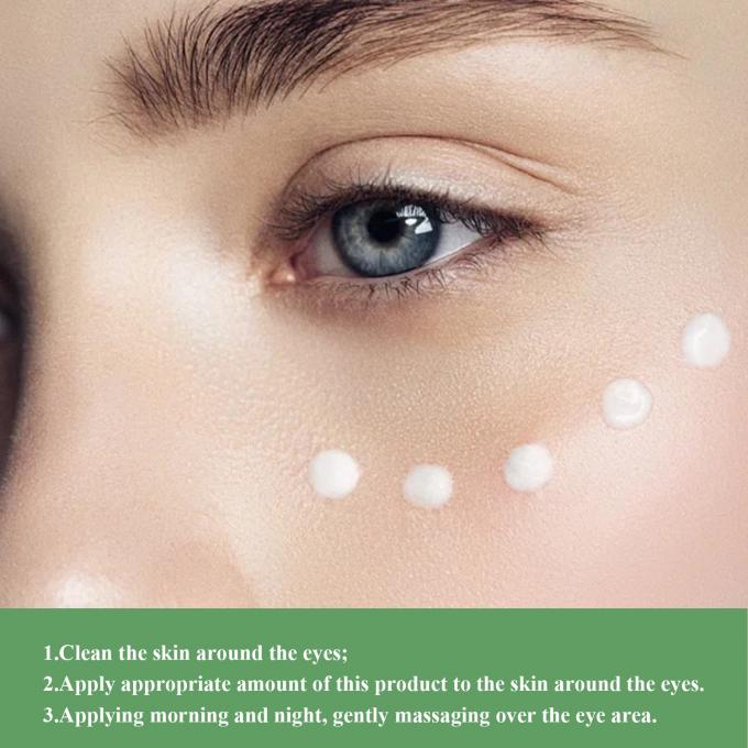 Crème pour les yeux de vitalité de raffermissement OEM Votre arme secrète contre le vieillissement des yeux et les cernes 6