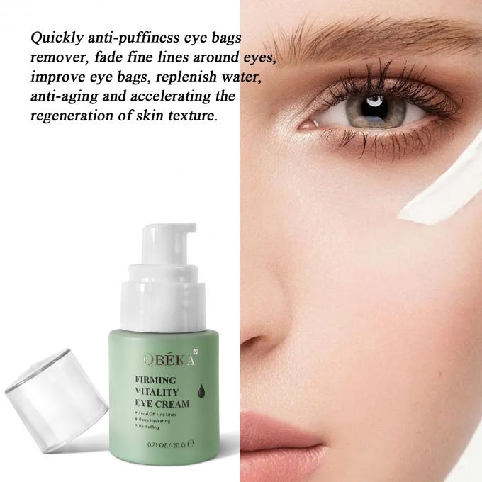 Crème pour les yeux de vitalité de raffermissement OEM Votre arme secrète contre le vieillissement des yeux et les cernes 7