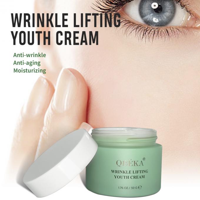 Crème de jeunesse anti-âge QBEKA pour soulever les rides avec formule éclaircissante et hydratante 0