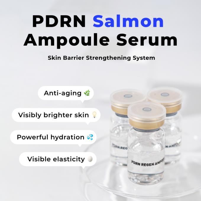 Sérum facial hydratant de marque privée PDRN pour solution de rajeunissement de la peau ampoule 0