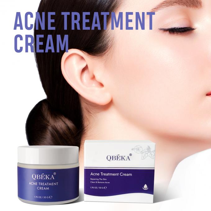 Crème efficace contre l' acné au thé vert pour femme en vrac 0