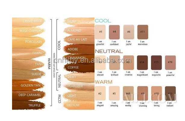 Crème de fondation de maquillage pour base naturelle et hydratante OEM ODM Service 2