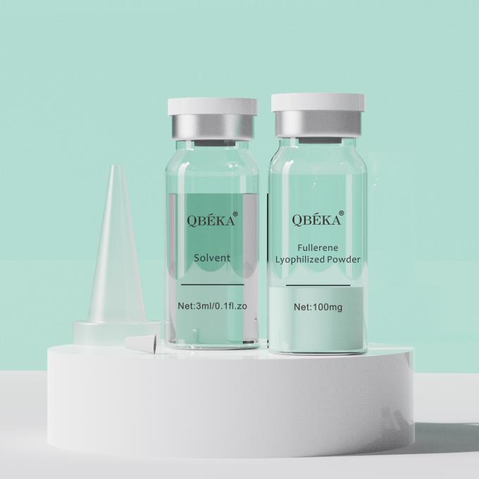 Puissant sérum en poudre lyophilisée de fulérène pour blanchiment anti-âge sur tous les types de peau 1