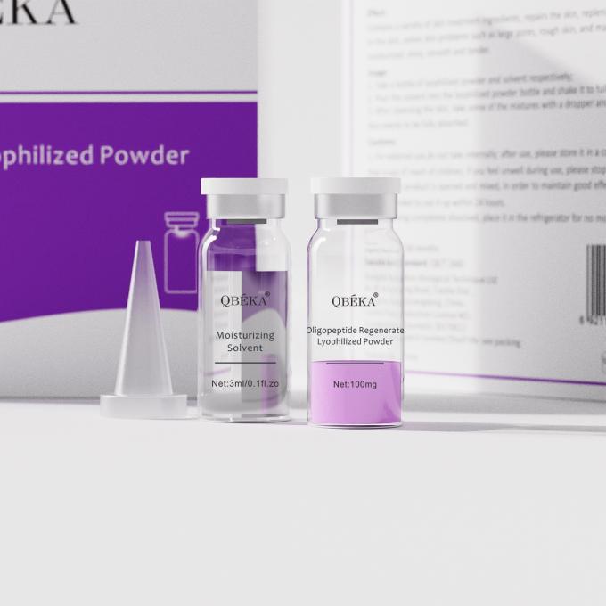 Poudre lyophilisée d' oligopeptide anti-âge efficace pour éliminer les cicatrices 4