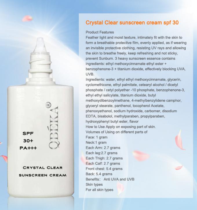 Crème solaire pour le visage et le corps infusée de panthénol SPF 50 pour une protection sûre et efficace 2