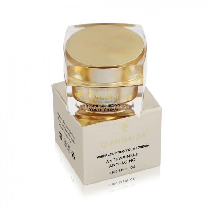 Temps du jour Utilisé Vitamine C organique QBEKA Placenta de mouton sérum de placenta Crème faciale pour unisexe 4