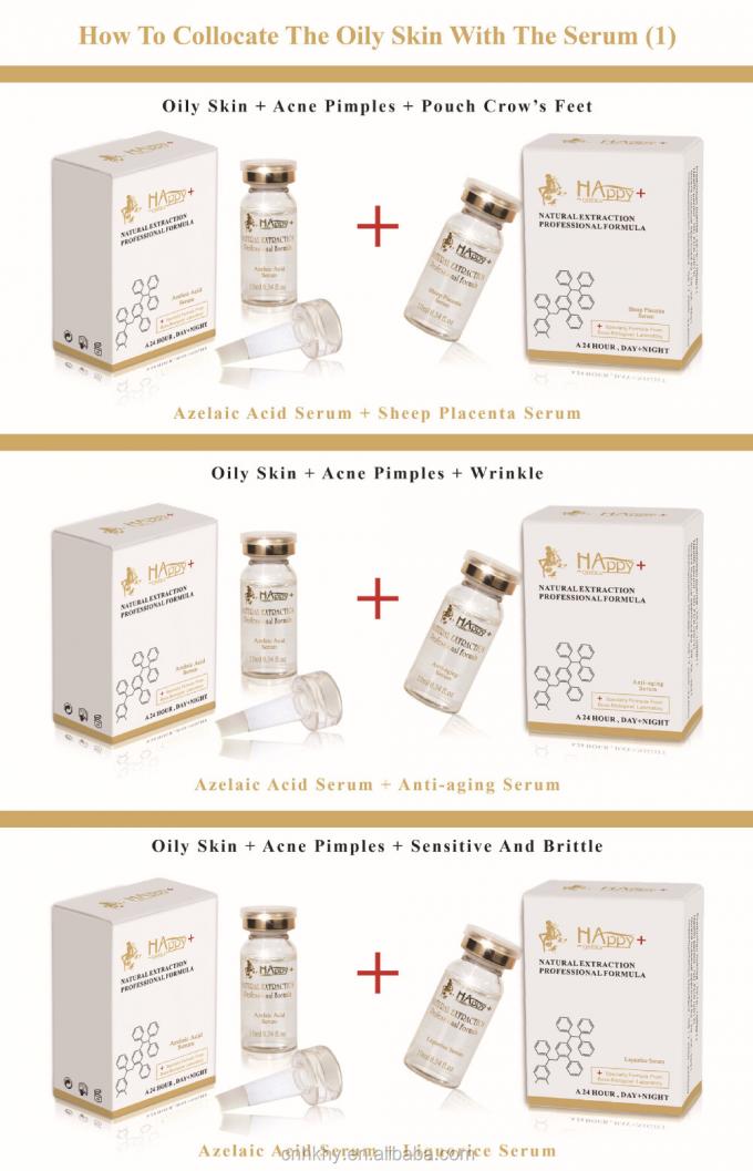 Ampoules de taille régulière de vitamine C organique purifiante blanchissante anti taches de rousseur Quantité 1000 8