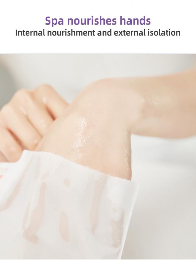 Masque à main à lavande de taille régulière Exfoliant et hydratant Forme de feuille personnalisable 5